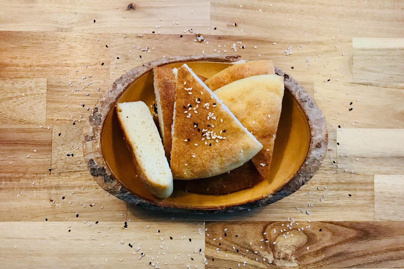 Glutenfreies Fladenbrot, weich und einfach selbst gemacht