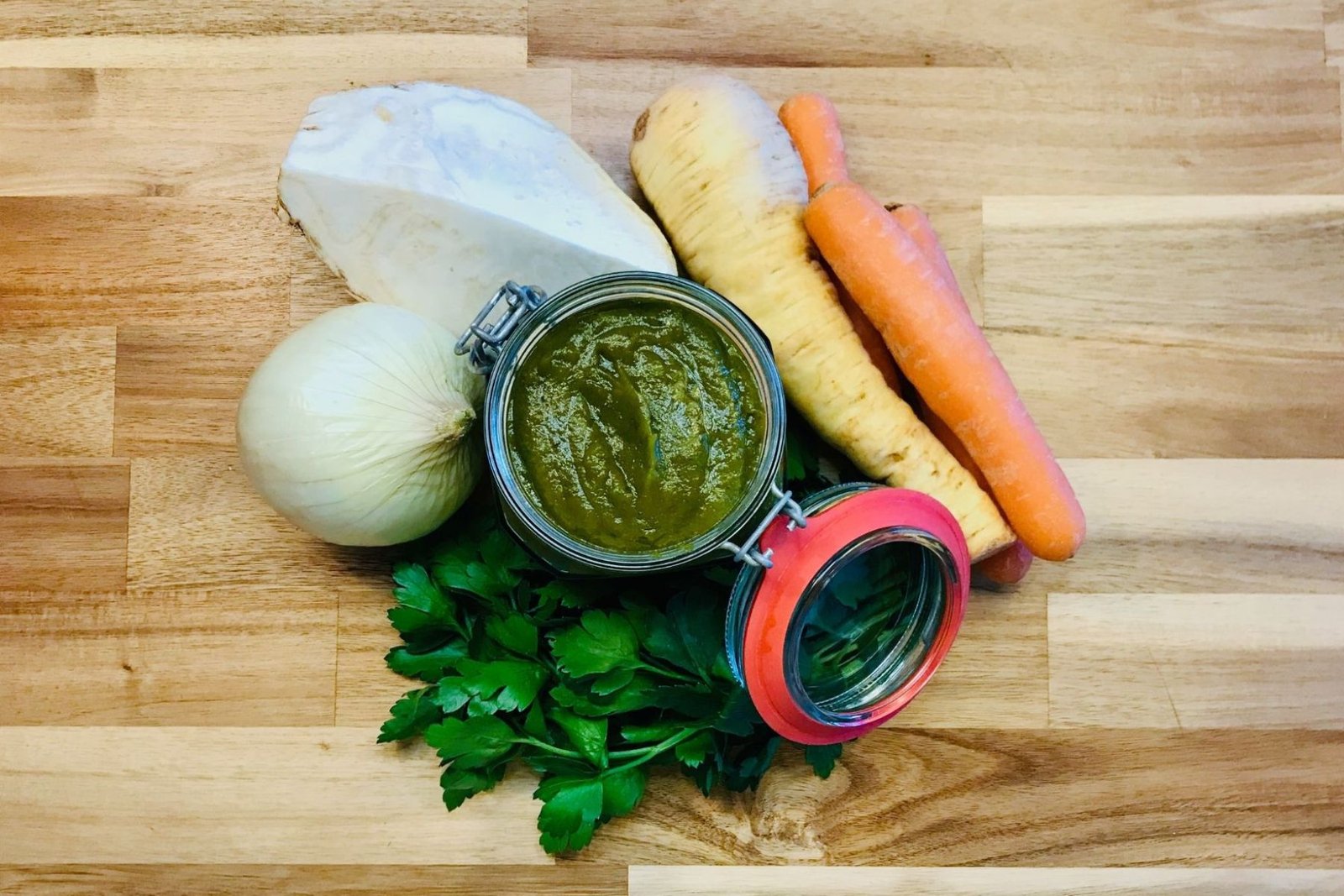 Homemade soup seasoning from natural ingredients