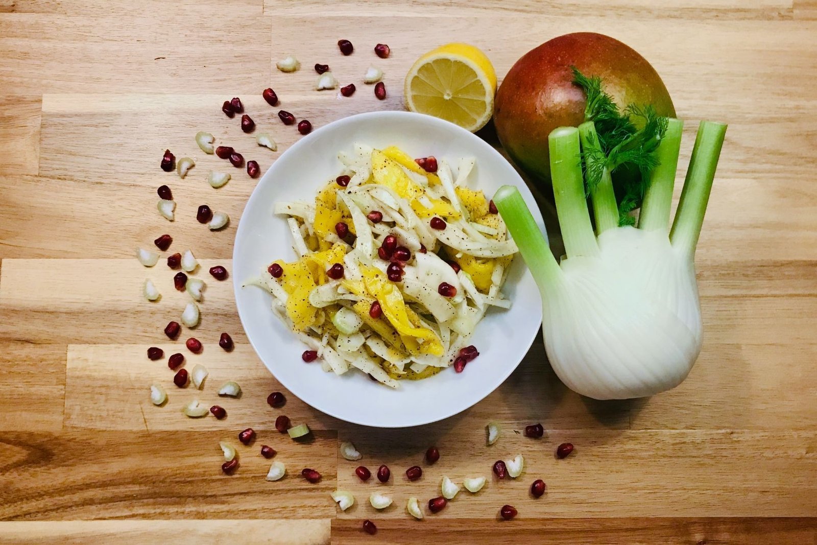 Fenchel-Mango-Salat, frisch und leicht